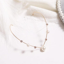 Load image into Gallery viewer, 1PC New Fashion Headbands For Women Crystal Alloy Hairbands Back Holder Headwear Girls Lovely Hair Band Hair Accessories Headdress For Weddings