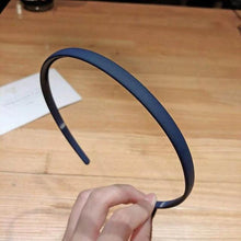Load image into Gallery viewer, 1PC Plastic Fashion Frosted Wide Headband Hair Band Headwear Bezel Hair Accessories For Woman Satin Covered Resin Hairbands Gorgeous Hair Accessories For Women
