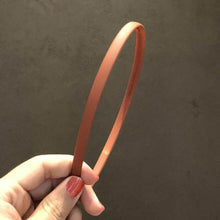 Load image into Gallery viewer, 1PC Plastic Fashion Frosted Wide Headband Hair Band Headwear Bezel Hair Accessories For Woman Satin Covered Resin Hairbands Gorgeous Hair Accessories For Women