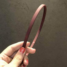 Load image into Gallery viewer, 1PC Plastic Fashion Frosted Wide Headband Hair Band Headwear Bezel Hair Accessories For Woman Satin Covered Resin Hairbands Gorgeous Hair Accessories For Women