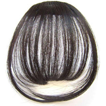 Load image into Gallery viewer, 1Pc Pretty Girls Fake Front Hair Bangs Hair Styling Accessory Beautiful Fashion Synthetic Curled Hair Extension Natural Flat Neat Bangs With Temples For Women One Piece Hairpiece