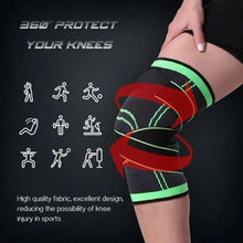 Load image into Gallery viewer, 1PC Sport Knee Sleeve Support Men Kneepad Pressurized Elastic Knee Pads Fitness Gear Protector For Sport Improved Circulation Compression Support For Joint Pain