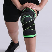 Load image into Gallery viewer, 1PC Sport Knee Sleeve Support Men Kneepad Pressurized Elastic Knee Pads Fitness Gear Protector For Sport Improved Circulation Compression Support For Joint Pain