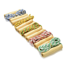 Load image into Gallery viewer, 1PC Sports Skipping Rope Practice Speed Jump Random Color Wood Grip Handle Children Kid Fitness Adjustable Wooden Handle Skipping Rope Best For Boys Girls Fitness Training
