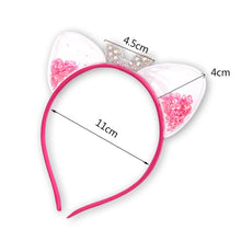 Load image into Gallery viewer, 1Pcs Cute Cat Ears Headband Baby Girls Hairband Korean Children Princess Kids Gift Hair Band Props Party Girls Gorgeous Hair Accessories For Women