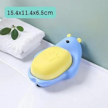 Load image into Gallery viewer, 1Pcs Faucet Shape Draining Soap Dish Portable Bathroom Products Double Layer 3Colors Eco-friendly Soap Box Draining Soap Dish Sponge Holder Soap Container with Waterfall Spout for Bathroom Shower Kitchen Sink