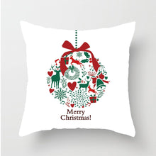 Load image into Gallery viewer, 1Pcs Happy New Year Christmas Decorations Pillows Cover Merry Christmas Throw Cushion Covers Tree Reindeer Star Pillow Case For Party Home Decoration 45x45CM