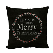 Load image into Gallery viewer, 1Pcs Happy New Year Christmas Decorations Pillows Cover Merry Christmas Throw Cushion Covers Tree Reindeer Star Pillow Case For Party Home Decoration 45x45CM