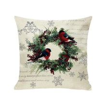 Load image into Gallery viewer, 1Pcs Happy New Year Christmas Decorations Pillows Cover Merry Christmas Throw Cushion Covers Tree Reindeer Star Pillow Case For Party Home Decoration 45x45CM