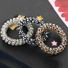 Load image into Gallery viewer, 1Pcs Leopard Women Hair Accessories Ladies Telephone Cord Hair Tie Lady Scrunchies Ponytail Hair Female Girl Holder Rope Girls Ponytail Holder Accessories Pack