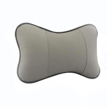 Load image into Gallery viewer, 1pcs Universal Car Neck Pillows PVC Leather Breathable Mesh Auto Car Neck Rest Headrest Cushion Headrest Pillow Pillow Neck Pillows Both Side Pu Leather Pack Headrest Fit for Most Cars Filled Fiber Universal Car Pillow Car Interior Accessories