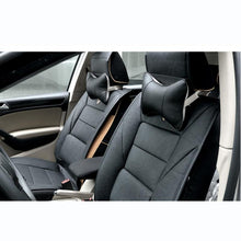 Load image into Gallery viewer, 1pcs Universal Car Neck Pillows PVC Leather Breathable Mesh Auto Car Neck Rest Headrest Cushion Headrest Pillow Pillow Neck Pillows Both Side Pu Leather Pack Headrest Fit for Most Cars Filled Fiber Universal Car Pillow Car Interior Accessories