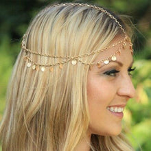 Load image into Gallery viewer, 1pcs Vintage Faux Crystal Pearl Tiara Drop Bridal Headband Wedding Hair Accessories Crown Hair Band for Bride and Bridesmaids