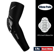 Load image into Gallery viewer, 1Piece Sports Elbow Support Pads Breathable Arm Compression Shield Shape Crash Proof Elbow Pads Arm Sleeve Compression Sleeve For Outdoor Sports Running Basketball Football Volleyball Arm Cover