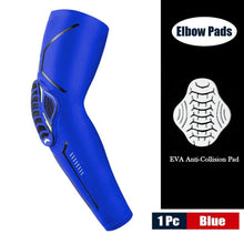 Load image into Gallery viewer, 1Piece Sports Elbow Support Pads Breathable Arm Compression Shield Shape Crash Proof Elbow Pads Arm Sleeve Compression Sleeve For Outdoor Sports Running Basketball Football Volleyball Arm Cover