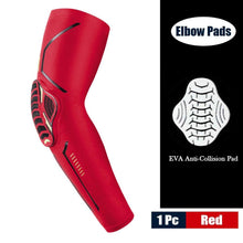 Load image into Gallery viewer, 1Piece Sports Elbow Support Pads Breathable Arm Compression Shield Shape Crash Proof Elbow Pads Arm Sleeve Compression Sleeve For Outdoor Sports Running Basketball Football Volleyball Arm Cover