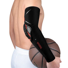 Load image into Gallery viewer, 1Piece Sports Elbow Support Pads Breathable Arm Compression Shield Shape Crash Proof Elbow Pads Arm Sleeve Compression Sleeve For Outdoor Sports Running Basketball Football Volleyball Arm Cover