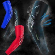 Load image into Gallery viewer, 1Piece Sports Elbow Support Pads Breathable Arm Compression Shield Shape Crash Proof Elbow Pads Arm Sleeve Compression Sleeve For Outdoor Sports Running Basketball Football Volleyball Arm Cover