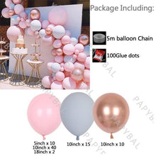 Load image into Gallery viewer, 1Set Purple Pink Luxury Balloons For Birthday Wedding Party Decorations Baby Shower Decorations For Girl