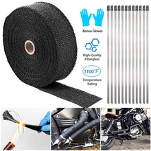 Load image into Gallery viewer, 2" 50FT Fiberglass Manifold Header Pipe Heat Wrap