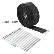 Load image into Gallery viewer, 2" 50FT Fiberglass Manifold Header Pipe Heat Wrap