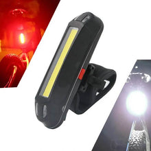Load image into Gallery viewer, 2-in-1 500LM Bicycle USB Rechargeable LED Bike Light Taillight Ultralight Warning Night