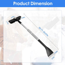 Load image into Gallery viewer, 2-in-1 Automobile Snow Shovel Frost Removal with 360° Pivoting Brush Head