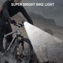 Load image into Gallery viewer, 2 IN 1 Bicycle Headlight Bike Light Front Head Lamp Cycling Flashlight Mountain Bicycle Front Light With 6400mAh/8400mAh Rechargeable Battery Pack 3 Modes Bike Front Headlamp