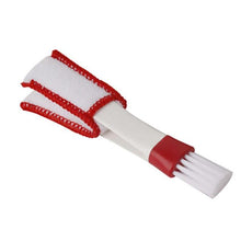 Load image into Gallery viewer, 2 In 1 Car Air-Conditioner Outlet Cleaning Tool Multi-purpose Dust Brush Car Accessories Interior Multi-purpose Brush Cleaning Automotive Air Conditioner Cleaner Brush Dust Collector Cleaning Cloth Tool Hand Held Magic Brush Blind Duster for Cars