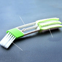 Load image into Gallery viewer, 2 In 1 Car Air-Conditioner Outlet Cleaning Tool Multi-purpose Dust Brush Car Accessories Interior Multi-purpose Brush Cleaning Automotive Air Conditioner Cleaner Brush Dust Collector Cleaning Cloth Tool Hand Held Magic Brush Blind Duster for Cars