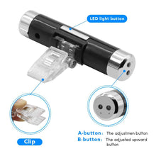 Load image into Gallery viewer, 2 In 1 Car Vehicle LCD Digital Display Automotive Thermometer Clock Portable Car Auto Dashboard Digital Clocks with Black Light And LCD Screen Adjustable Vehicle Temperature Gauge Support Clock