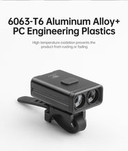 Load image into Gallery viewer, 2 in 1 Cycling Bike Headlight Taillight Front And Rear Bicycle Lights LED Flash USB Helmet Light Lamp Bicycle Front Light-Sensitive Headlight And Back Rear Taillight Bike Helmet Light For Men