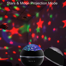 Load image into Gallery viewer, 2-in-1 Ocean Star Night Light Projector Lamp 360 Degree Rotating