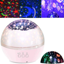 Load image into Gallery viewer, 2-in-1 Ocean Star Night Light Projector Lamp 360 Degree Rotating