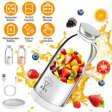 Load image into Gallery viewer, 2-in-1 Portable Fruit Blender Rechargeable