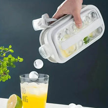Load image into Gallery viewer, 2-in-1 Portable Ice Ball Maker Kettle With 17 Grids Flat Body Lid Cooling Ice Pop/Cube Molds