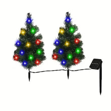 Load image into Gallery viewer, 2-in-1 Solar Christmas Tree Lawn Light