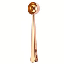 Load image into Gallery viewer, 2-in-1 Stainless Steel Coffee Spoon and Sealing Clip