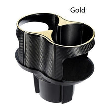 Load image into Gallery viewer, 2 In 1 Vehicle-mounted Slip-proof Cup Holder 360 Degree Rotating Water Car Cup Holder Multifunctional Dual Holder Car Cup Holder, Multifunction Car Drink Holder Adapter, Mount Extender with 360° Rotating Adjustable Base Auto Accessory