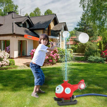 Load image into Gallery viewer, 2-in-1 Water Sprinkler Baseball Helicopter Toy