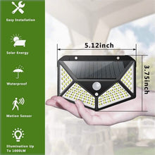 Load image into Gallery viewer, 2-Pack: 100-LED Solar Powered Motion Sensor Lights With 270° Wide Angle