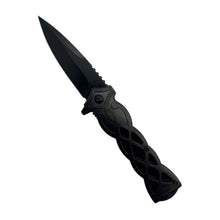 Load image into Gallery viewer, 2-Pack: 3.75" Weave Pattern Knife with ABS Handle