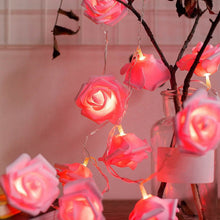 Load image into Gallery viewer, 2-Pack: 40 LEDs Rose Flower String Lights