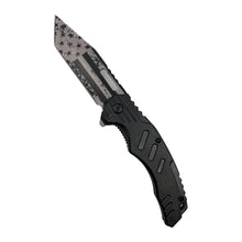Load image into Gallery viewer, 2-Pack: 4.75" American Flag Tanto Blade with ABS Handle