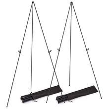 Load image into Gallery viewer, 2-Pack: 61" Collapsible A Frame Tripod Easel Iron Alloy Drawing Stand