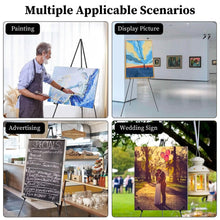 Load image into Gallery viewer, 2-Pack: 61" Collapsible A Frame Tripod Easel Iron Alloy Drawing Stand