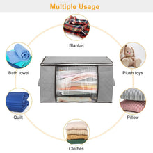 Load image into Gallery viewer, 2-Pack: 90L Large Capacity Foldable Closet Organizer
