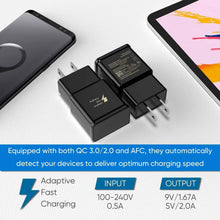 Load image into Gallery viewer, 2-Pack: Adaptive Fast Charging Wall Charger