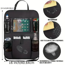 Load image into Gallery viewer, 2-Pack: Car Backseat Organizer with Touch Screen Tablet Holder