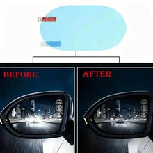 Load image into Gallery viewer, 2-Pack: Car Waterproof Transparent Film Rearview Mirror Protection